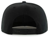 California Angels MLB '47 No Shot Captain Vintage Black Hat Cap Men's Adjustable Snapback