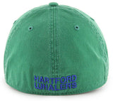 Hartford Whalers NHL '47 Franchise Vintage Green Hat Cap Men's Fitted Large - L