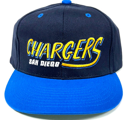 San Diego Chargers NFL Vintage Retro Throwback Blue Hat Cap Adult Snapback