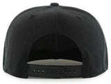 Brooklyn Nets NBA '47 Black Tonal No Shot Captain Hat Cap Adult Men's Snapback