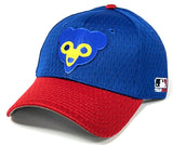 Chicago Cubs MLB OC Sports 1962 Vintage Blue Red Hat Cap Flex Stretch Fit M/L