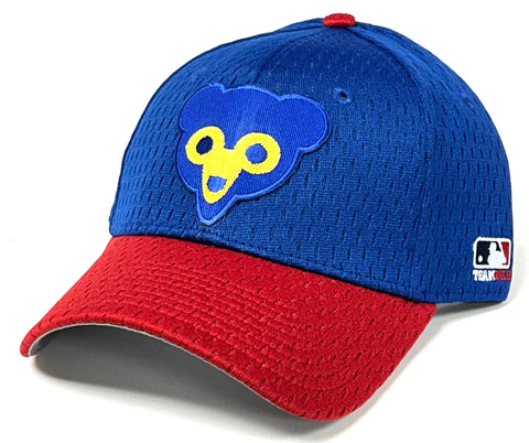 Chicago Cubs MLB OC Sports 1962 Vintage Blue Red Hat Cap Flex Stretch Fit M/L