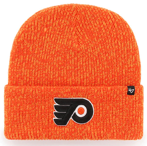 Philadelphia Flyers NHL '47 Brain Freeze Orange Cuff Knit Hat Cap Adult Beanie