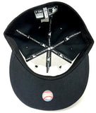 San Diego Padres MLB OC Sports RARE Elite Black Hat Cap Men's Flat Fitted 7 3/8