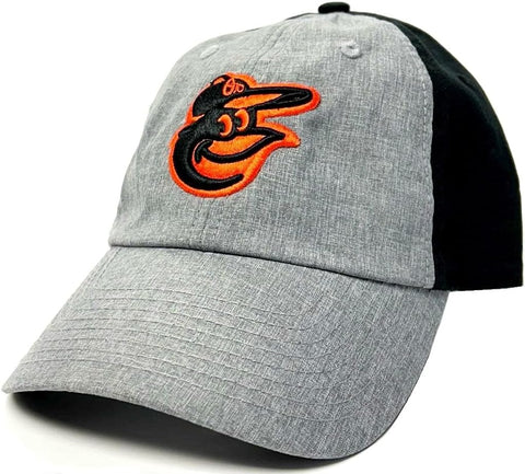 Baltimore Orioles Black Gray Pop Shade Clean Up Relaxed Fit Hat Cap Adult Men's Adjustable