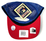 Atlanta Braves MVP 1972 Cooperstown Vintage Throwback Blue Mesh Hat Cap Men's Snapback Adjustable