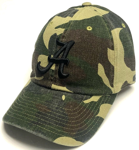 Alabama Crimson Tide NCAA Fan Favorite Clean Up Camo Hat Cap Adult Adjustable