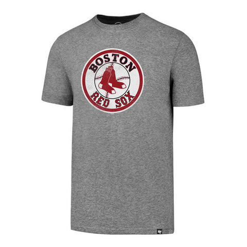 47 Boston Red Sox MLB Brand Slate Grey Knockaround Club Tee Gray T Shirt  Adult Men's