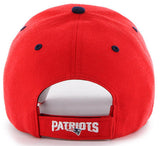 New England Patriots NFL 47 Brand MVP Audible Torch Red Hat Cap Men's Adult Adjustable