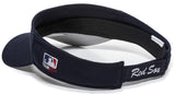 Boston Red Sox MLB OC Sports Navy Blue Mesh Golf Visor Hat Cap Adult Men's Adjustable