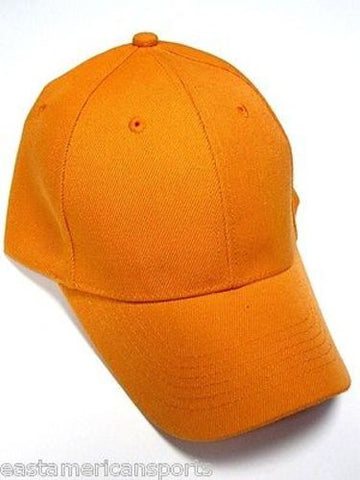 Fluorescent Orange Hunting Fishing Blank Hat Cap Billed Visor Snow Winter Camo