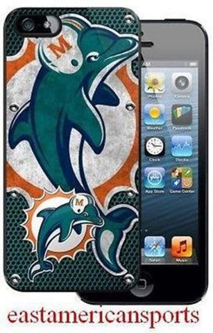Miami Dolphins NFL iPhone 5 Polymer Case Cover Cell Smart Phone Protector Skin