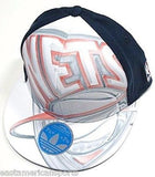 Brooklyn Nets NBA Adidas Flat Visor Hat Cap Artwork FITMAX 70 Flex Fitted L/XL