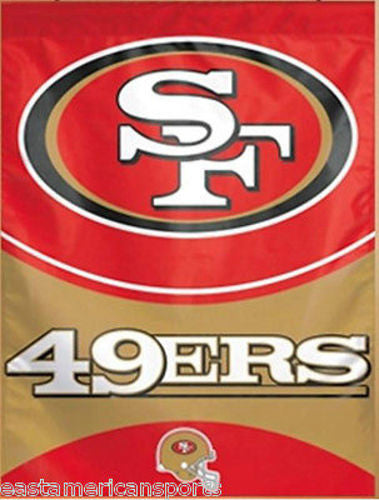 San Francisco 49ers NFL 27 x 37 Vertical Hanging Wall Flag Logo Banner –  East American Sports LLC