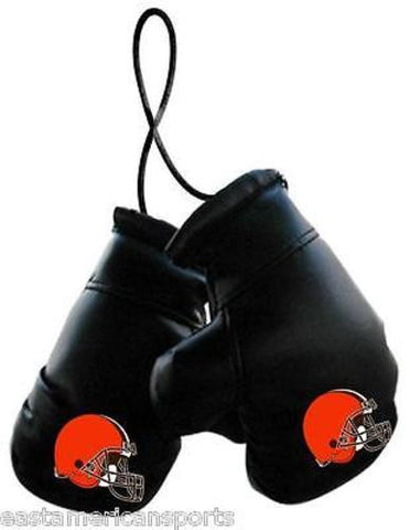 Cleveland Browns NFL Boxing Gloves Car Auto Logo Decoration Mirror Hang Ornament
