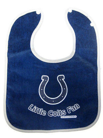 Indianapolis Colts NFL Baby Boys Blue Snap Bib Infant Toddler Newborn Little Fan