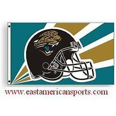 Jacksonville Jaguars NFL 3' x 5' Flag Pole Fan Banner Tailgate Football Grommets