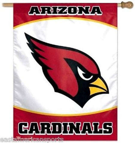 Arizona Cardinals NFL 27 x 37 Vertical Hanging Wall Flag Logo Banner Bar Room