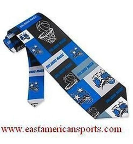 Orlando Magic NBA Tie Woven Block & Play Basketball Suit Dress Tie 3.75 x 56