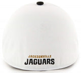 Jacksonville Jaguars Wave Solo White Structured Hat Cap Adult One Size Stretch