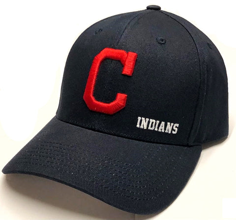 Cleveland Indians MLB Fan Favorite Vintage Navy Blue MVP Hat Cap Mens Adjustable