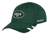 New York Jets NFL Reebok Sideline Coach Structure Green Hat Cap Flex Fitted L/XL