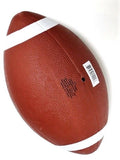 Official Weight & Size No. 5 Vigor Durable Rubber Brown Football w/ White Lines