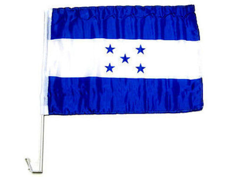 Honduras Honduran Window Door 17" x 12" Car Flag Country Soccer Pride Banner