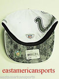 Indianapolis Colts NFL Reebok Sideline Flat Billed Hat Cap White Side Logo S/M