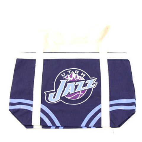 Utah Jazz NBA Canvas Beach Tote Tailgate Bag Purse