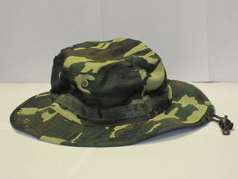 Camo Boonie Hat Cap Woodland Army Military Camouflage Sun Visor Fishing Hunting