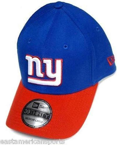 New York Giants NFL NEW ERA TD Classic 39Forty Hat Cap Blue / Red Fitted M/L