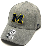 Michigan Wolverines NCAA '47 Contender Gray Hat Cap Stretch Flex Fit Men's OSFA