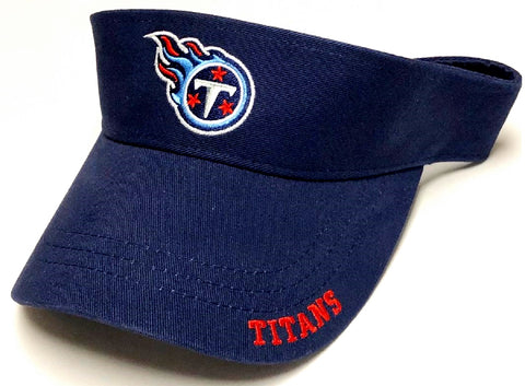 GAMEDAY Tennessee Titans Navy Blue Golf Sun Visor Hat Cap Adult Men's Adjustable