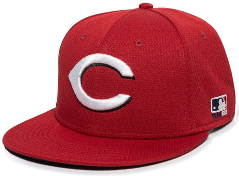 Cincinnati Reds MLB OC Sports Flat Brim Red Hat Cap Adult Men's Adjustable