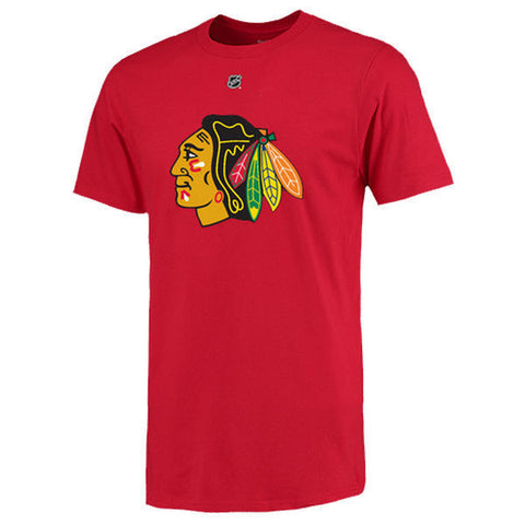 Chicago Blackhawks NHL Reebok Center Ice Red Short Sleeve T-Shirt Adult Men's