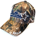 Dallas City RealTree Camo Hat Cap Script Embroidered Signature Double Star Logo