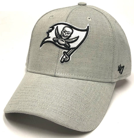 Tampa Bay Buccaneers NFL '47 MVP Gray White Mojo Hat Cap Adult Men's Adjustable