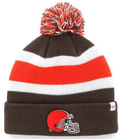 Cleveland Browns NFL '47 Breakaway Cuff Pom Knit Hat Cap Adult Beanie