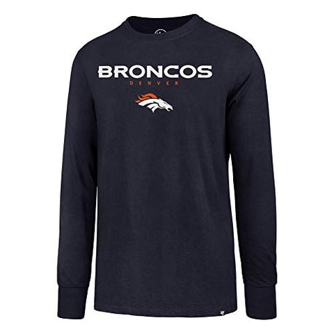 '47 Denver Broncos Long Sleeve Tee Pregame Super Rival Tee