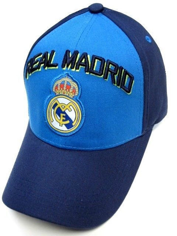 Real Madrid Spain Club Team Navy / Royal Blue / Green Hat Cap Soccer Futbol Logo
