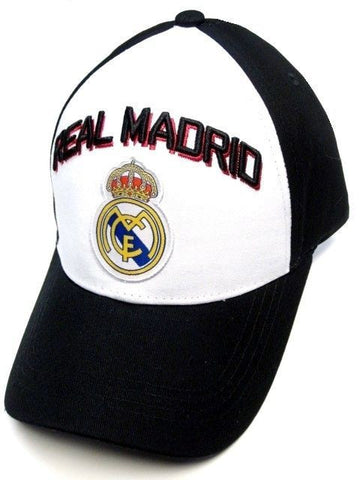Real Madrid Spain Club Team White / Black / Pink Hat Cap Soccer Futbol Logo