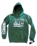New York Jets NFL Pullover Green Hoodie Sweat Shirt Jacket Youth S 8