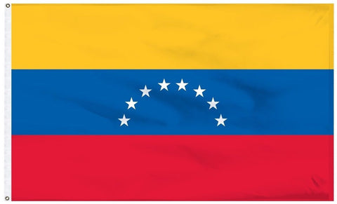 Venezuela Venezuelan 3' x 5' Flag w Grommets to Hang Pride Country Soccer Banner