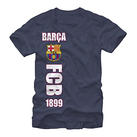 FC Barcelona Side Logo Mens Graphic T Shirt