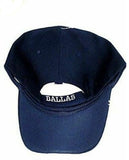 Dallas Cowboys Blue Hat Cap Script Visor Embroidered Signature Double Star Logo