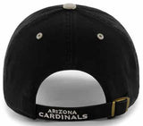 Arizona Cardinals '47 NFL Ice Clean Up Black White Logo Hat Cap Adult Men's Adjustable