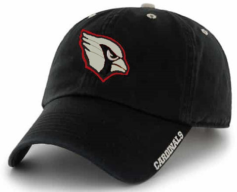 Arizona Cardinals '47 NFL Ice Clean Up Black White Logo Hat Cap Adult Men's Adjustable
