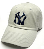 New York Yankees MLB Fan Favorite Cooperstown Gray Relaxed Dad Hat Cap Men's