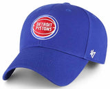 Detroit Pistons NBA '47 MVP Legend Blue Structured Hat Cap Adult Men's Adjustable